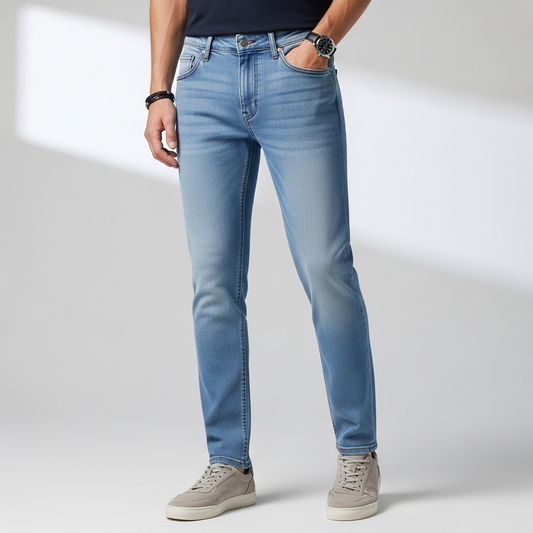 Slim Denim Trousers – Meridian